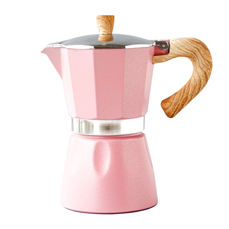 Black Goat Moka Pot, 6 Cup, Pembe — Black Goat