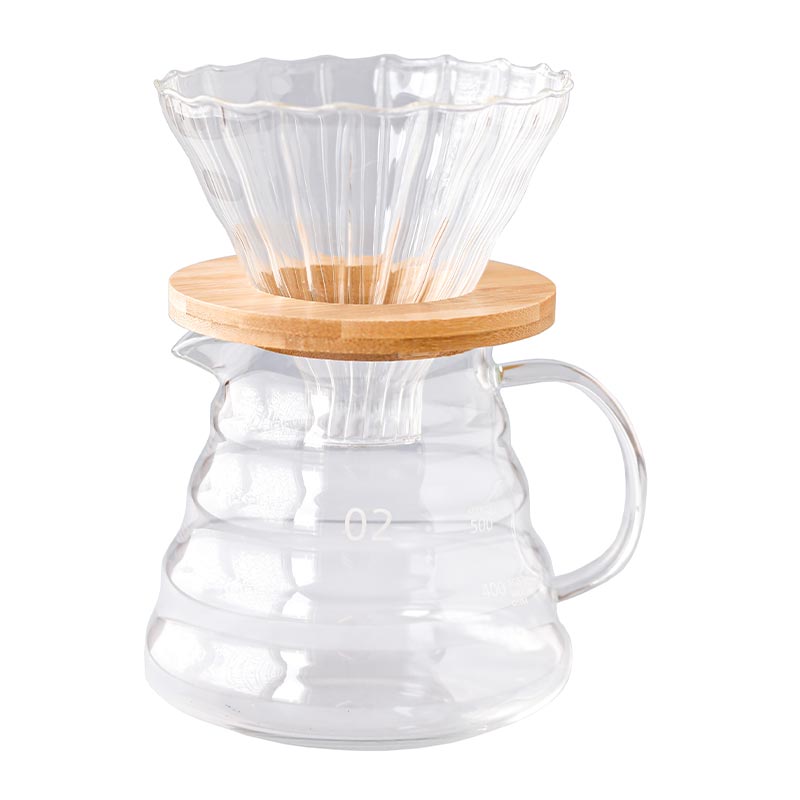Black Goat V60 02 Cam Dripper, Şeffaf — Black Goat — Görsel 2