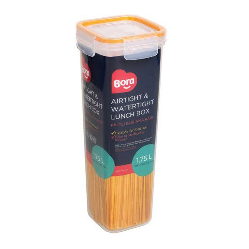 Bora Plastik Click Uzun Saklama Kabı, 1.75 L — Bora Plastik