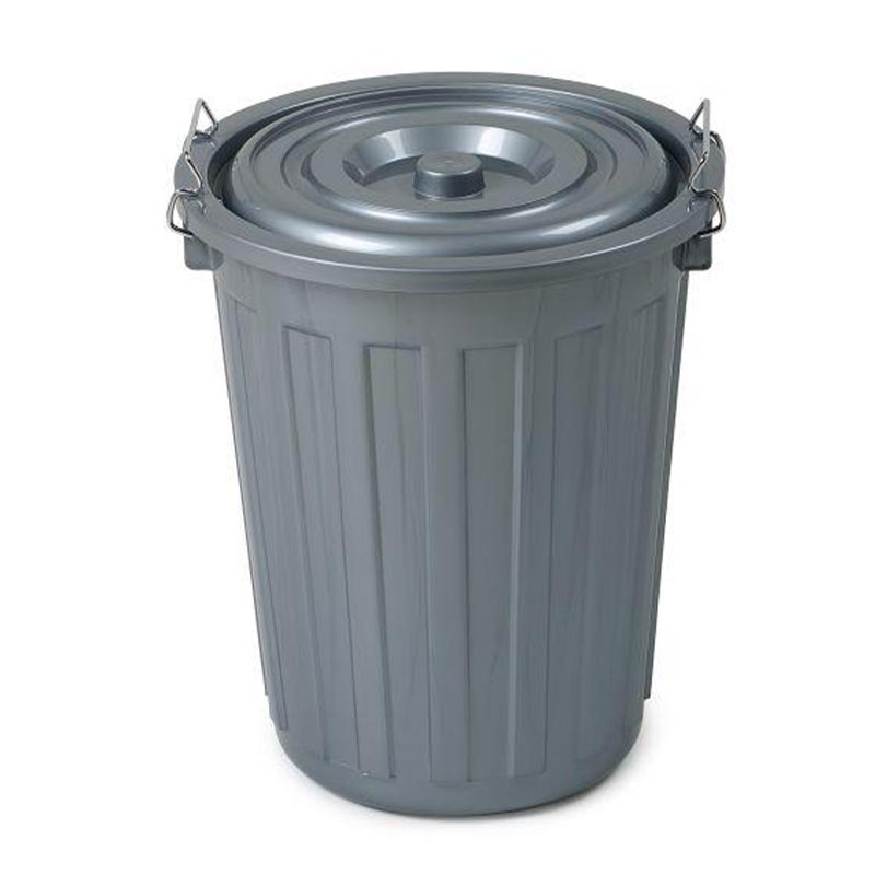 Bora Plastik Çöp Kovası, No: 3, 29 L, Gri — Bora Plastik