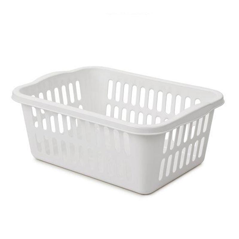 Bora Plastik Desenli Meyve Sepeti, 26.5 cm, Beyaz — Bora Plastik