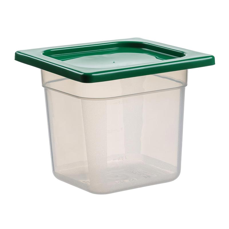 Bora Plastik Gastronomi, GN 1/6, Kare, Kilitli Kapak — Bora Plastik — Görsel 2