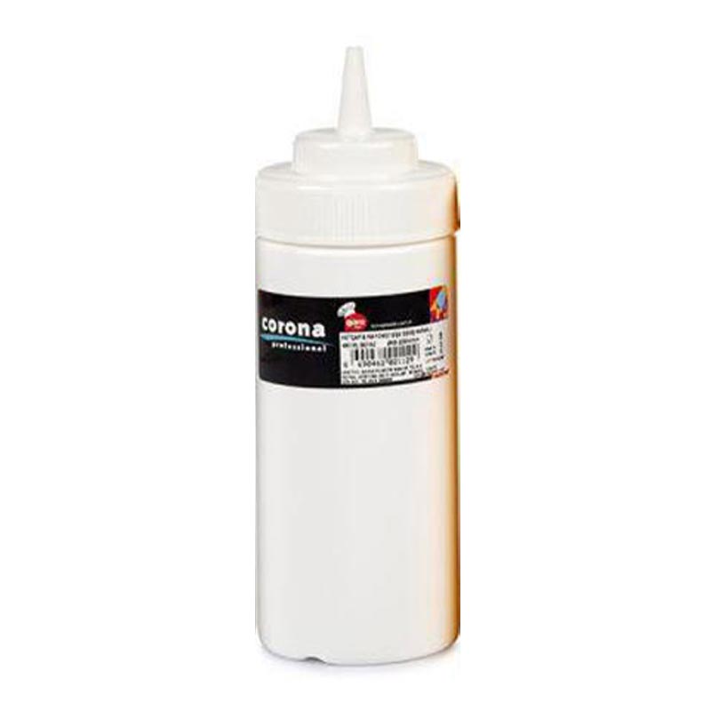 Bora Plastik Geniş Kapaklı Mayonez Şişesi, 450 ml, Beyaz — Bora Plastik