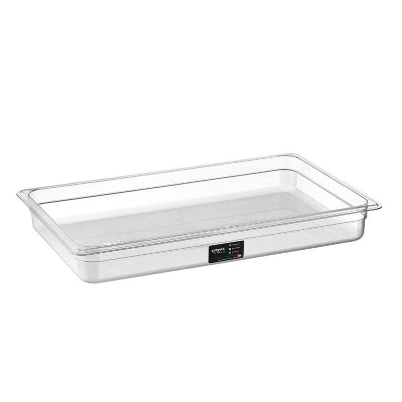 Bora Plastik GN 1/1-100 mm Polikarbon Gastronorm Küvet, 12 L