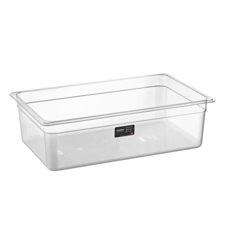 Bora Plastik GN 1/1-150 mm Polikarbon Gastronorm Küvet, 19 L