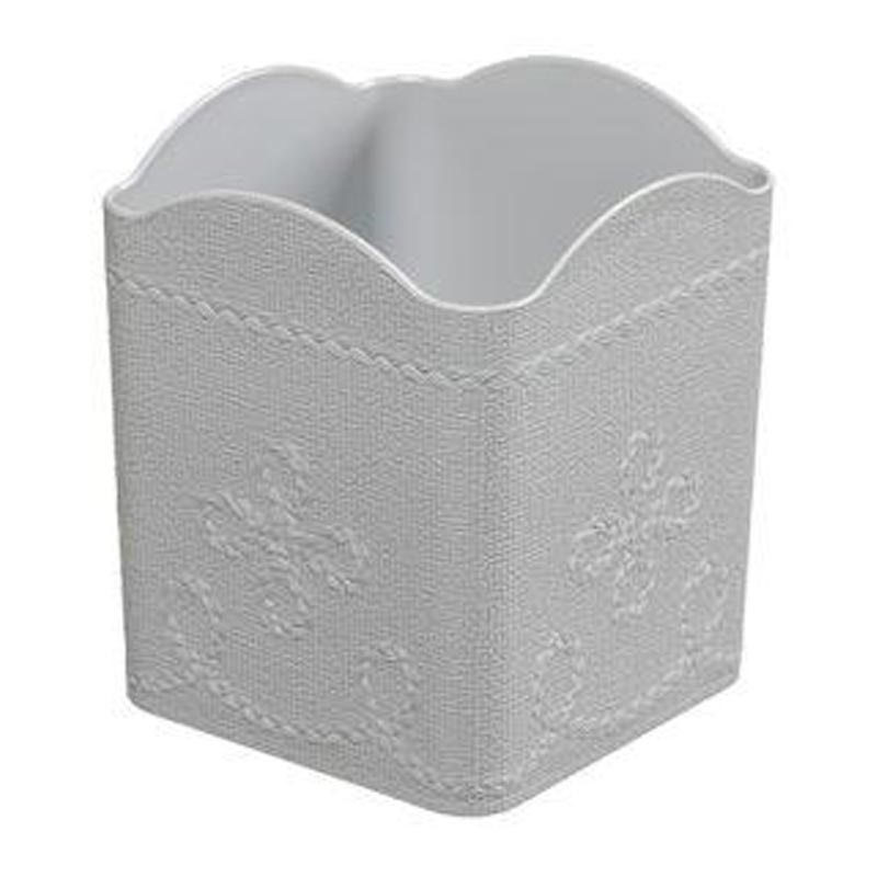 Bora Plastik Kare Desenli Organizer, Gri — Bora Plastik