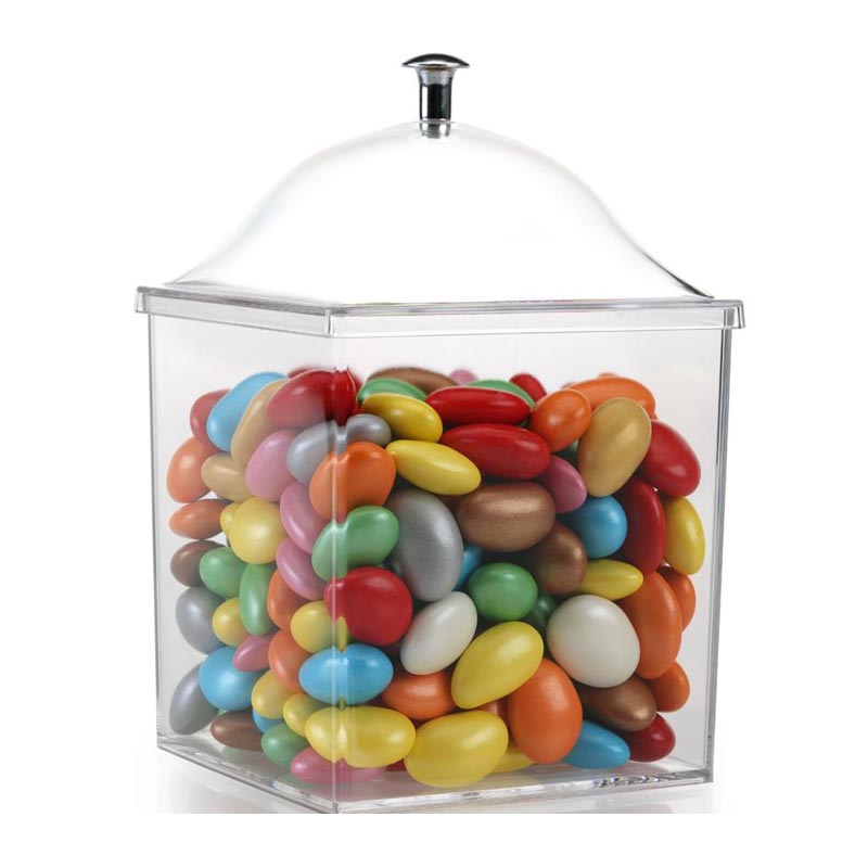 Bora Plastik Kare Kavanoz, Polikarbonat, 1.6 L — Bora Plastik — Görsel 2