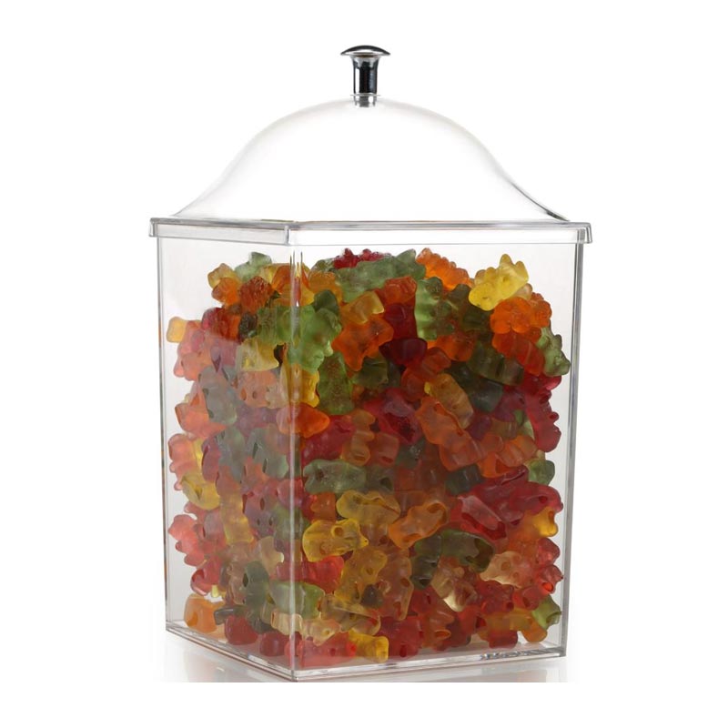 Bora Plastik Kare Kavanoz, Polikarbonat 12x12x16 cm — Bora Plastik — Görsel 2
