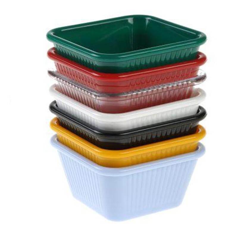 Bora Plastik Kare Sosluk, Polikarbonat, 7x3.5 cm, Siyah — Bora Plastik