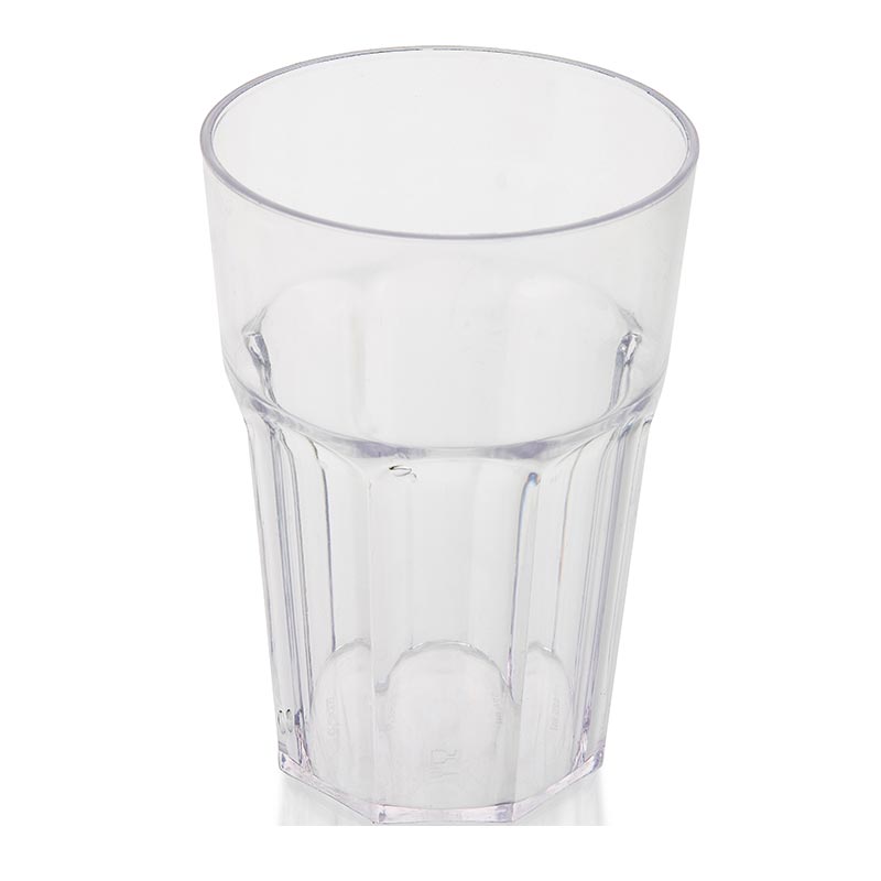 Bora Plastik Kırılmaz Bardak, Oluklu, Küçük, San, 525 ml — Bora Plastik