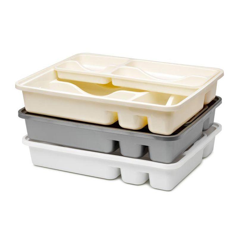 Bora Plastik Modern Kaşıklık, No: 2, 31x40x7 cm, Krem — Bora Plastik