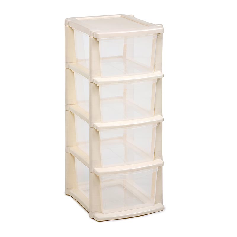 Bora Plastik Multi Store Düzenleyici, 4 Çekmeceli, 78 cm — Bora Plastik