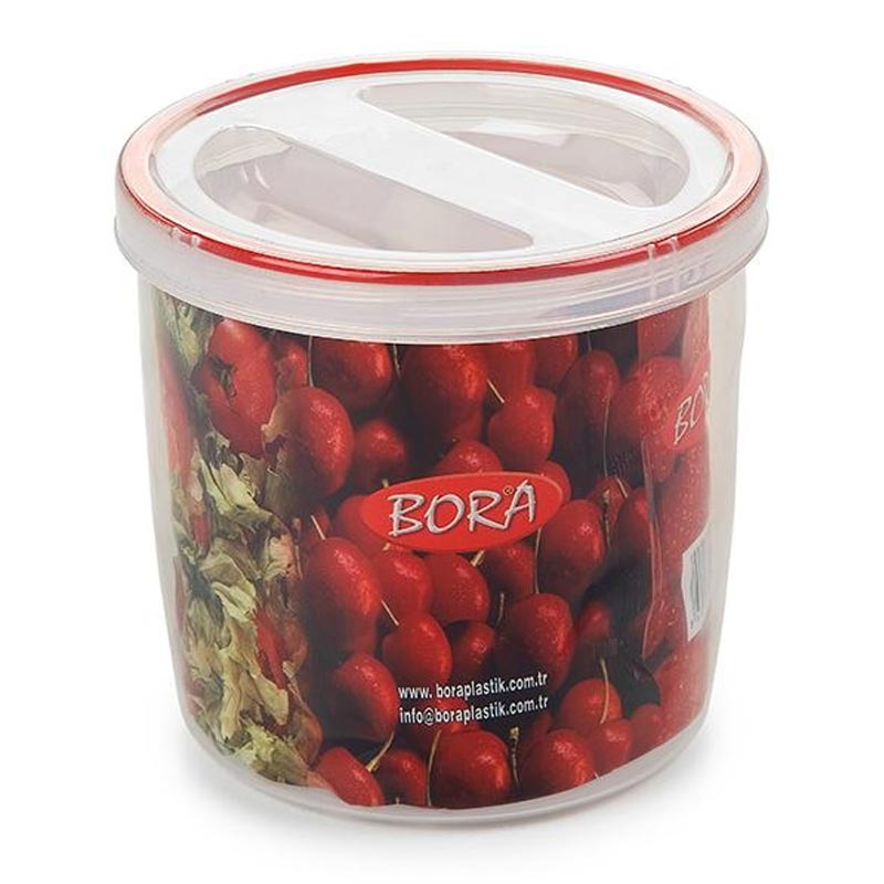 Bora Plastik Saklama Kabı, Contalı, Vidalı, 1450 ml, No: 11, 1.42 L — Bora Plastik