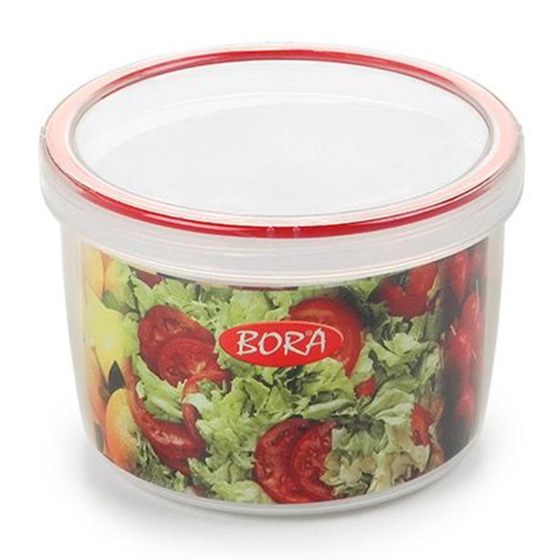 Bora Plastik Saklama Kabı, Contalı, Vidalı, 740 ml, No: 7, 0.74 L — Bora Plastik