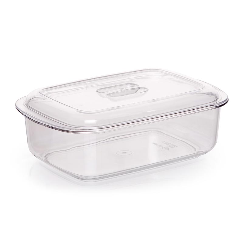 Bora Plastik Saklama Kabı, Kristal, No: 3, 1.40 L — Bora Plastik