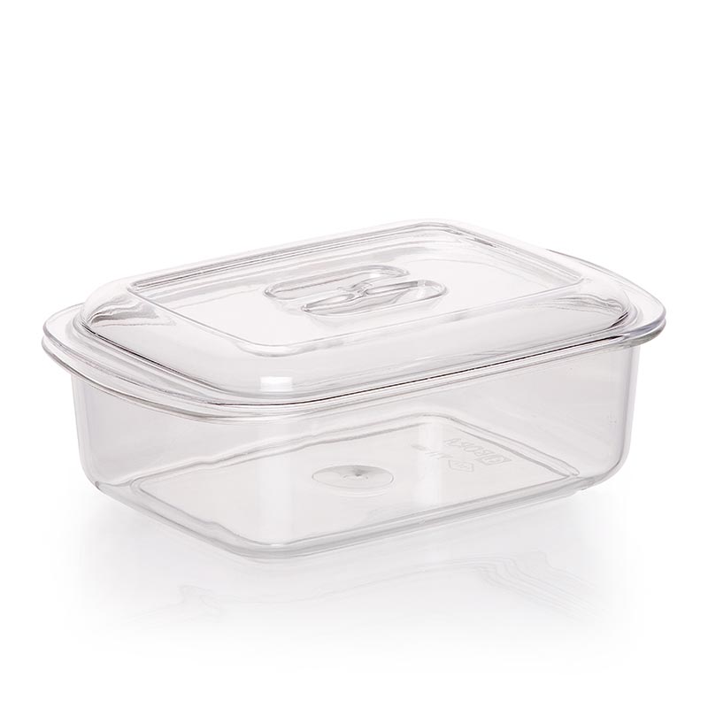 Bora Plastik Saklama Kabı, Kristal, No: 1, 0.50 L — Bora Plastik