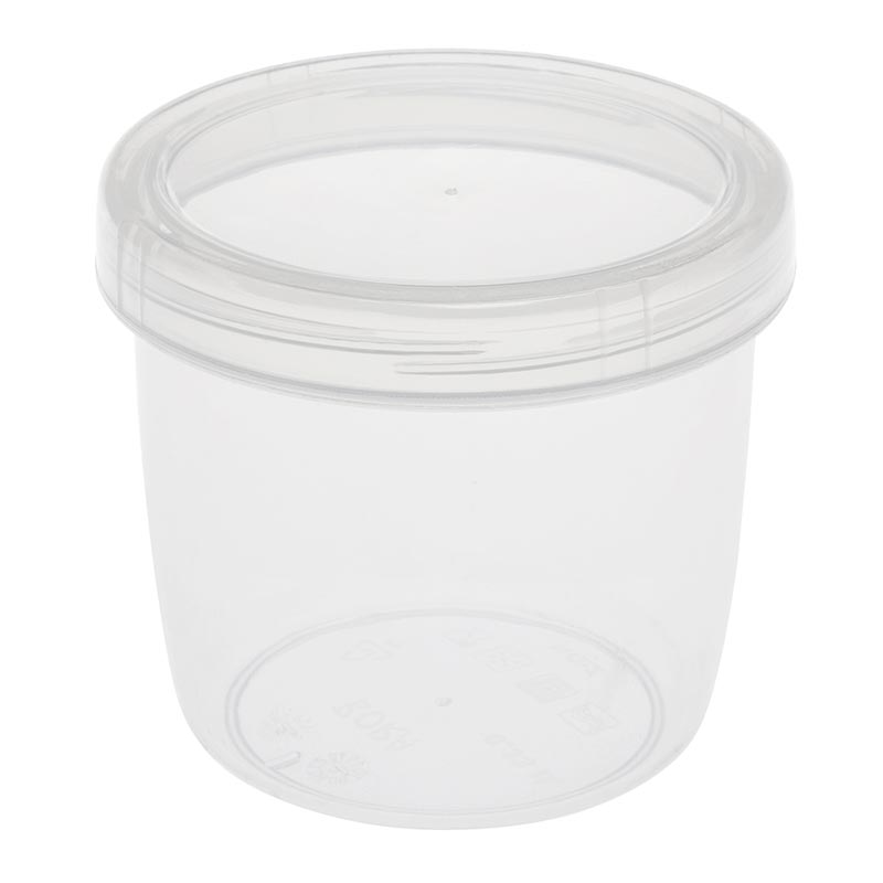 Bora Plastik Vidalı Saklama Kabı, Vidalı, No: 2, 330 ml — Bora Plastik