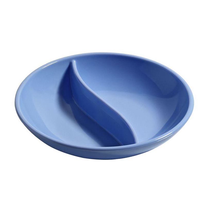 Bora Plastik Yuvarlak Bölmeli Sos Kabı, Polikarbonat, 8.5 cm, Mavi — Bora Plastik