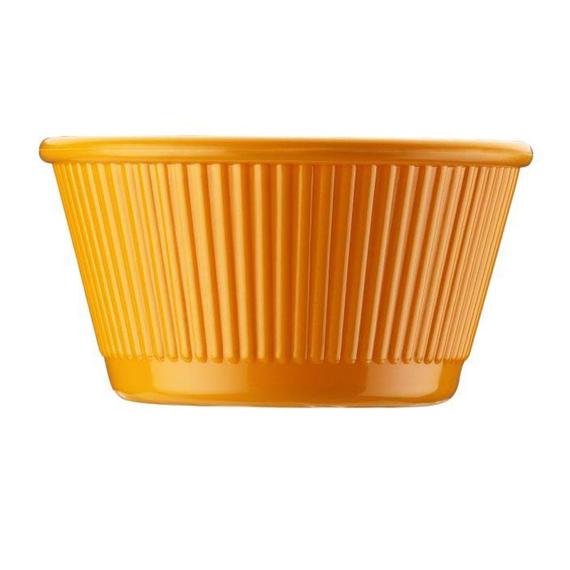 Bora Plastik Yuvarlak Mini Sosluk, Polikarbonat, 7x3.5 cm, Turuncu — Bora Plastik