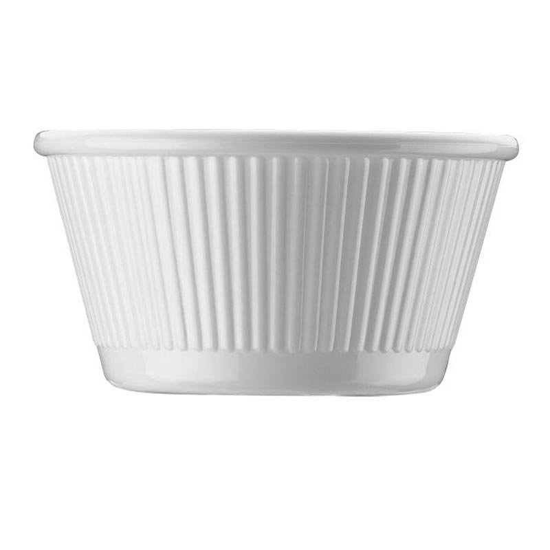 Bora Plastik Yuvarlak Mini Sosluk, Polikarbonat, 7x3.5 cm, Beyaz — Bora Plastik