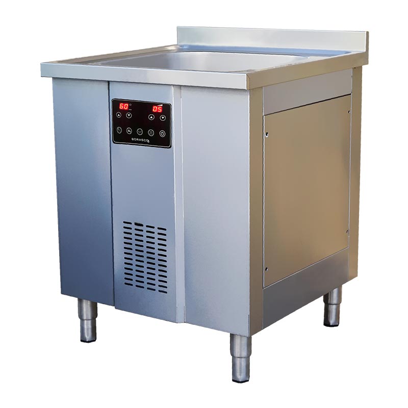 Borasco BR-D070-Y Basınçlı Yıkama Küveti, 75 L, Dijital Kontrollü, Dolaplı