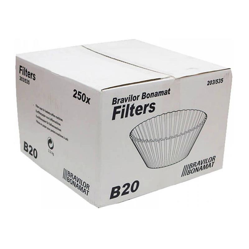 Bravilor Bonamat B20 Kahve Filtre Kağıdı, 203/535 cm, 250 Adet — Bravilor Bonamat — Görsel 2