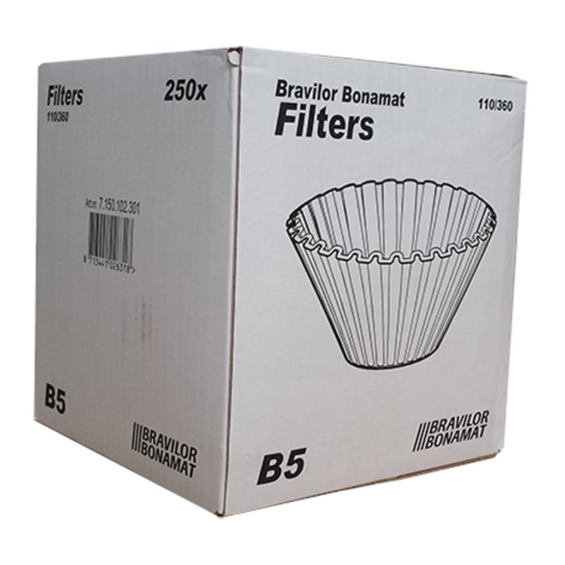 Bravilor Bonamat B5 Kahve Filtre Kağıdı, 110/360 mm, 250 Ad — Bravilor Bonamat — Görsel 3