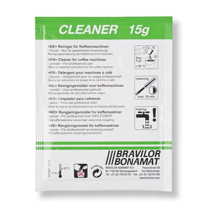 Bravilor Bonamat Cleaner, 225 gr, 15 Adet — Bravilor Bonamat