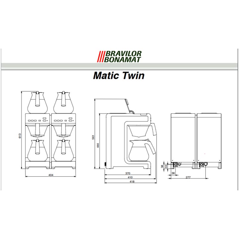 Bravilor Bonamat Matic Twin Filtre Kahve Makinesi — Bravilor Bonamat — Görsel 5