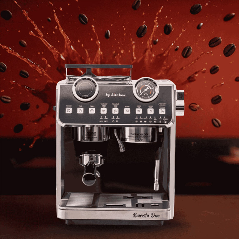 By Kitchen Barista Duo Ev Tipi Öğütücülü Espresso Kahve Makinesi — By Kitchen — Görsel 4