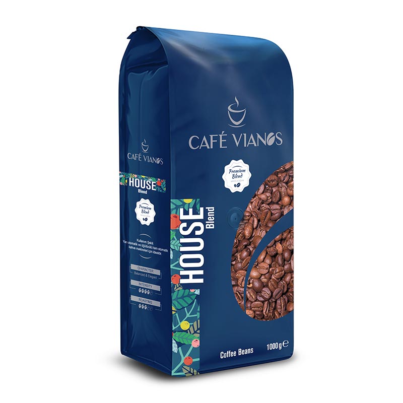 Cafe Vianos House Blend Çekirdek Kahve, 1000 gr — Cafe Vianos
