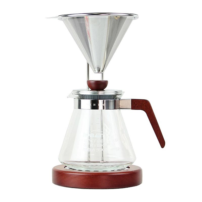 Cafemarkt Damlama Kahve Seti, Koyu Kahverengi