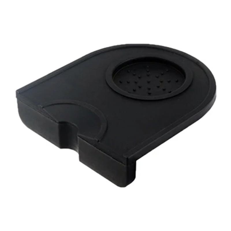 Cafemarkt Deco Oval Silikon Tamper Matı, Siyah