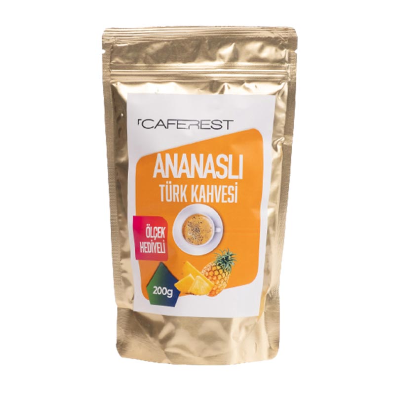Caferest Ananaslı Öğütülmüş Türk Kahvesi, 200 gr — Caferest