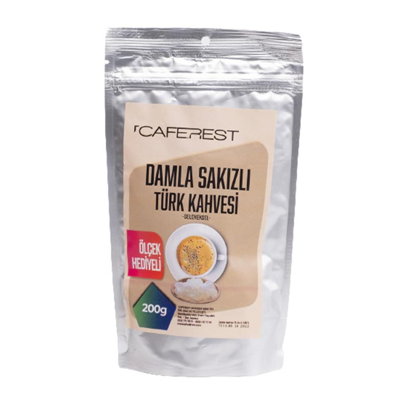 Caferest Damla Sakızlı Öğütülmüş Türk Kahvesi, 200 gr — Caferest
