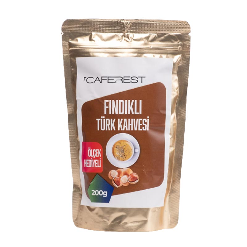 Caferest Fındıklı Öğütülmüş Türk Kahvesi, 200 gr — Caferest