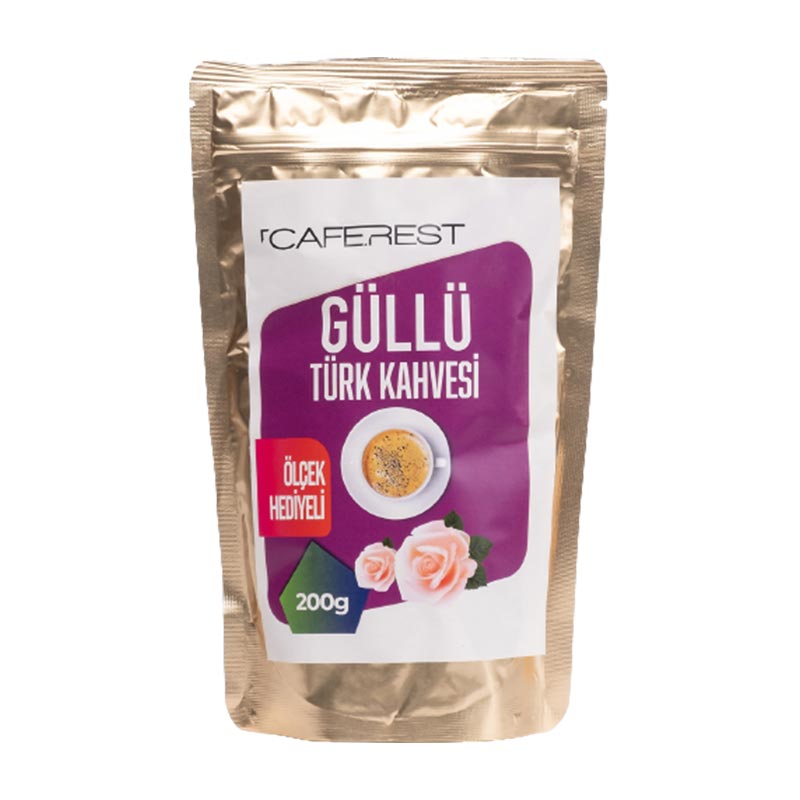 Caferest Güllü Öğütülmüş Türk Kahvesi, 200 gr — Caferest