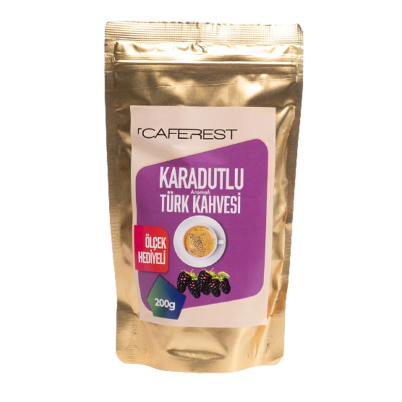 Caferest Karadutlu Öğütülmüş Türk Kahvesi, 200 gr — Caferest