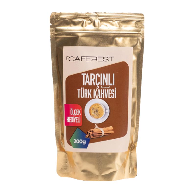 Caferest Tarçınlı Öğütülmüş Türk Kahvesi, 200 gr — Caferest