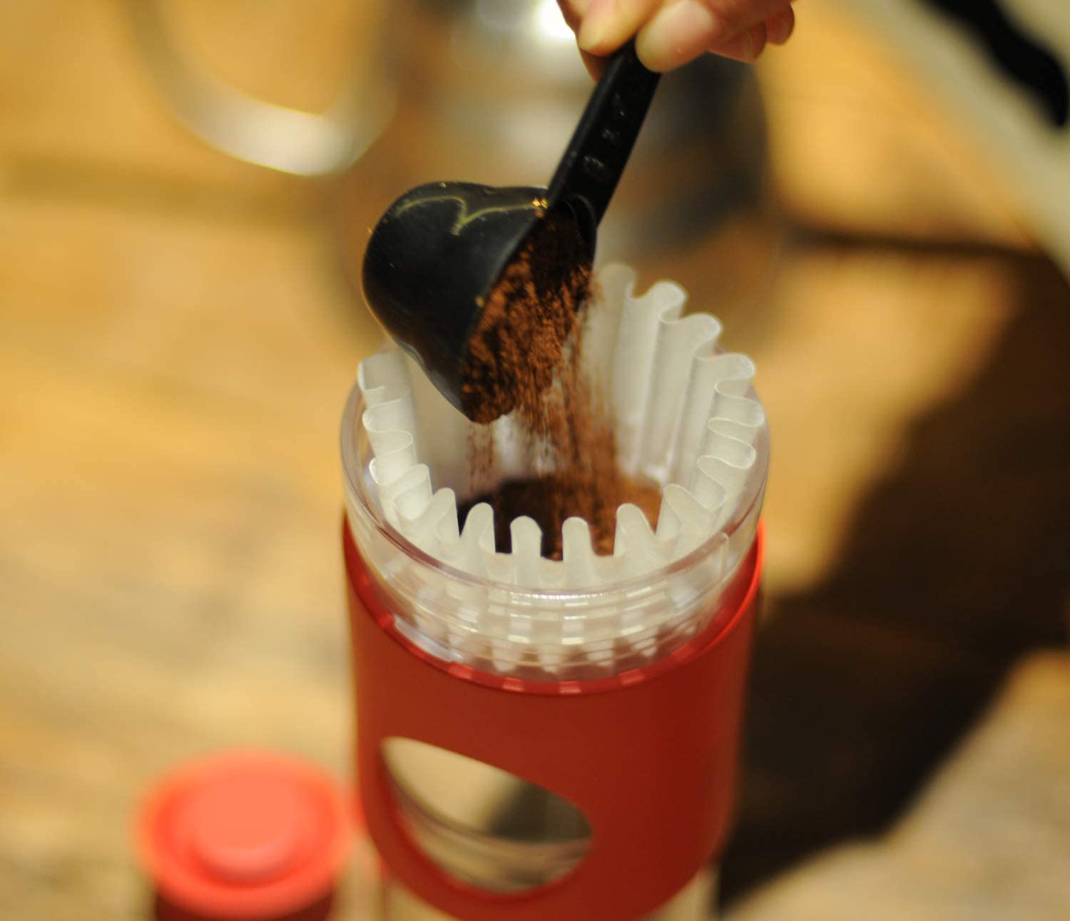 Cafflano Go-Brew Kahve Demleme Şişesi, Mint Yeşili — Cafflano — Görsel 2
