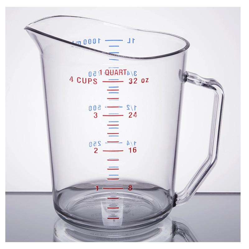 Cambro Camwear Ölçü Kabı, Polikarbon, 1 L — Cambro
