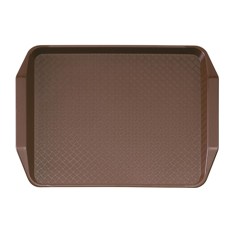Cambro Fast Food Tepsi, 30x41 cm, Kulplu, Kahverengi — Cambro