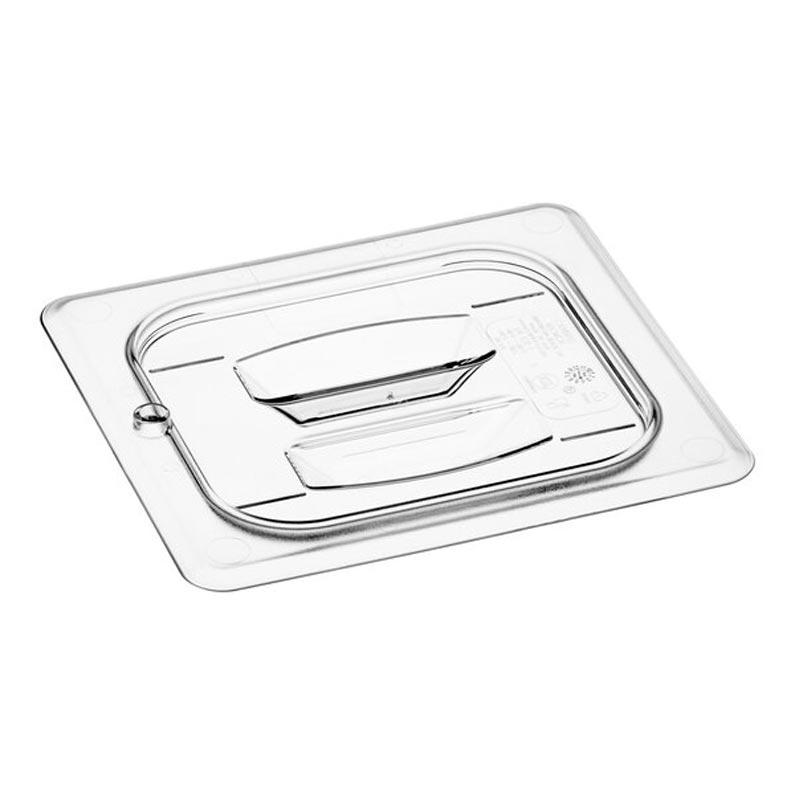 Cambro GN 1/6 Kulplu Polikarbon Gastronorm Küvet Kapak — Cambro