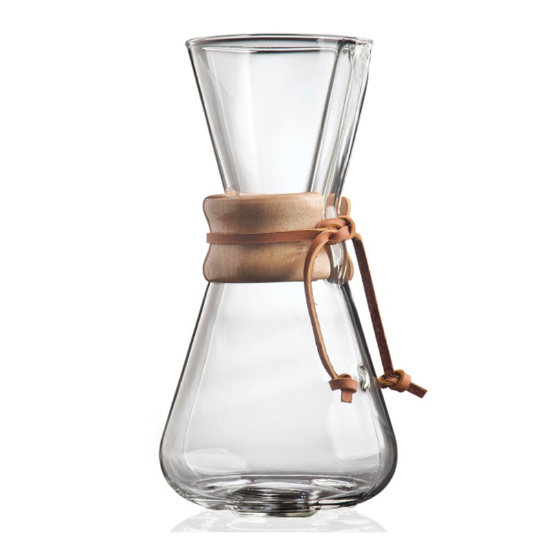 Chemex 3 Cup, Ahşap Tutacaklı — Chemex