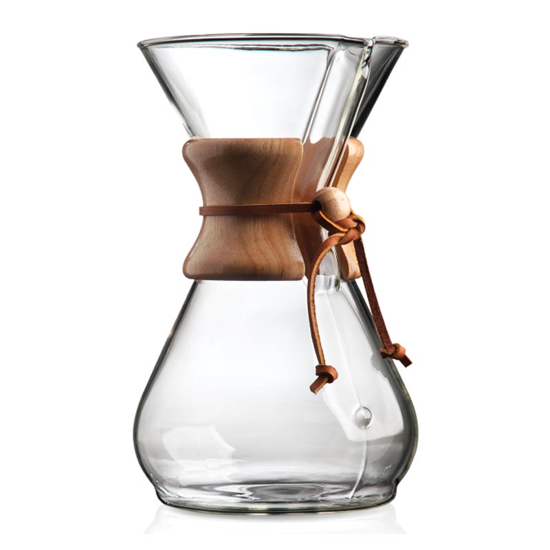 Chemex 8 Cup, Ahşap Tutacaklı — Chemex