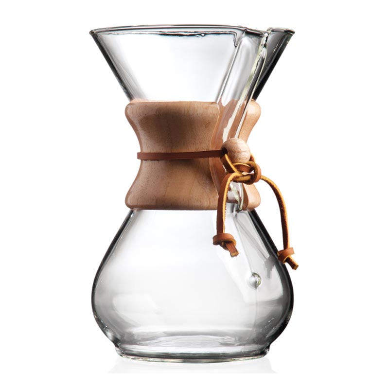 Chemex Ahşap Tutacaklı, 6 Cup 600 ml