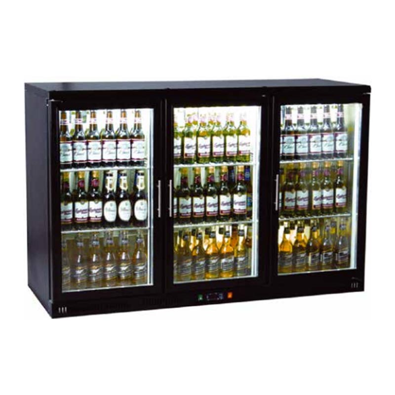 CSA CS-B-350 Bar Arkası Şişe Soğutucu Dolap, 3 Kapılı, 310 L — CSA Inox