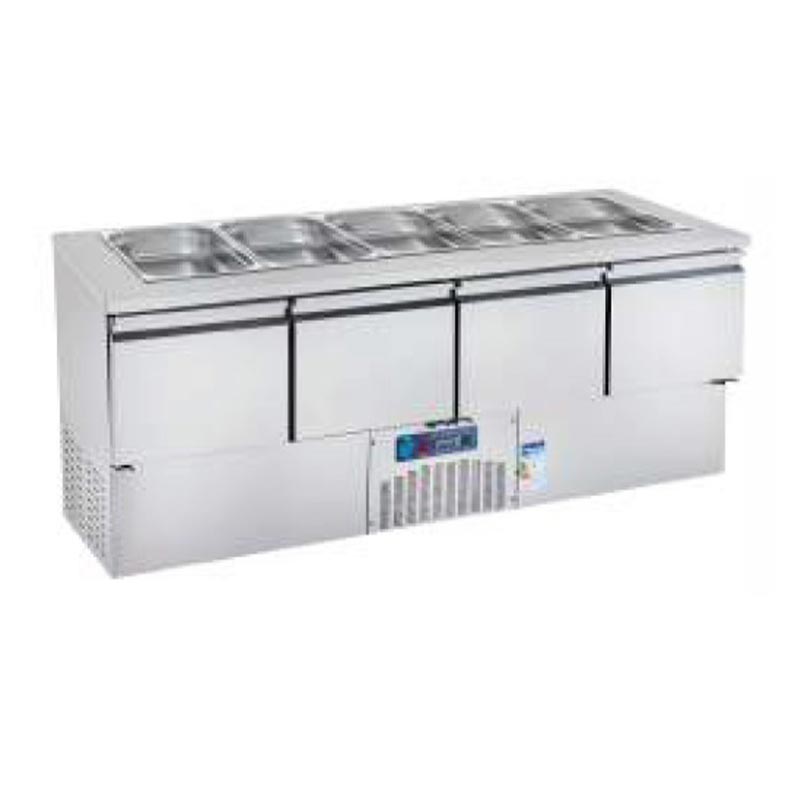 CSA CS-CIH2 700 Alttan Motorlu Yatay Saladbar, 474 L — CSA Inox
