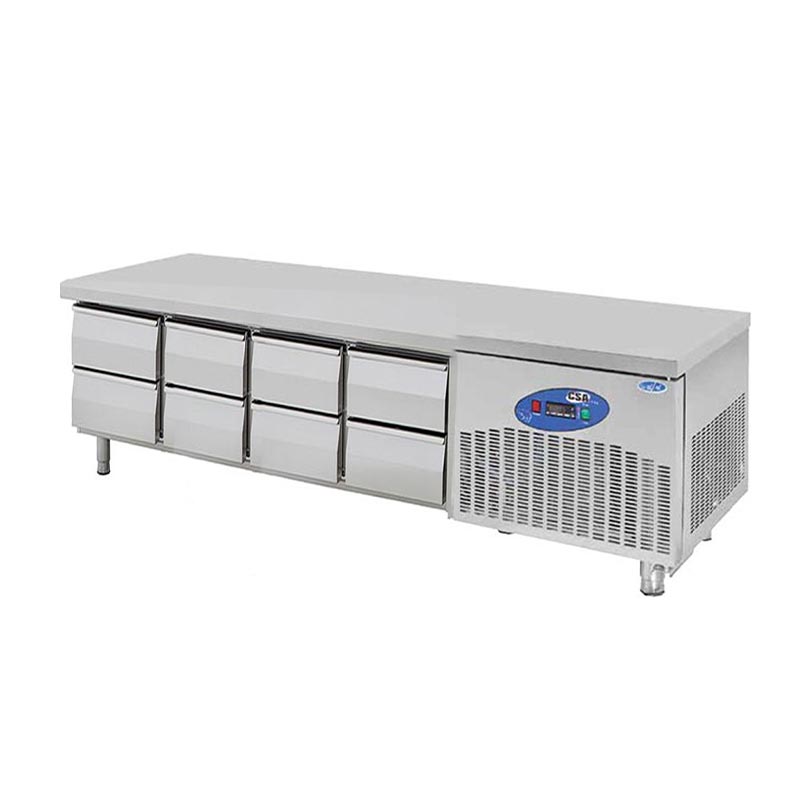 CSA CS-CIK 4-700 Cihaz Altı Derin Dondurucu, 8 Çekmeceli, 310 L — CSA Inox