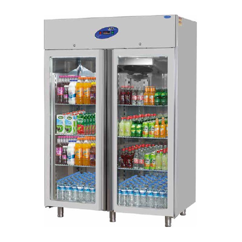 CSA CS-DBL 1400-C Dik Tip Derin Dondurucu, 2 Cam Kapılı, 1400 L — CSA Inox